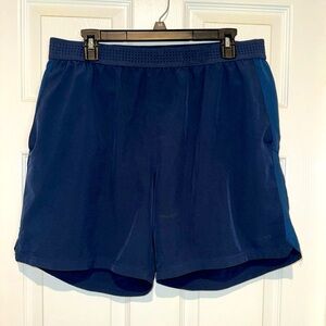 Skora blue athletic shorts. Size L